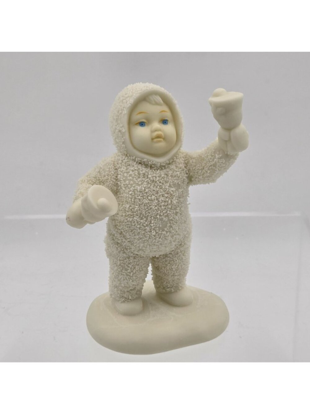 Dept 56 Snowbabies 68454 Set of 2 Porcelain Figurines Let's All Chime In - Picture 2 of 11